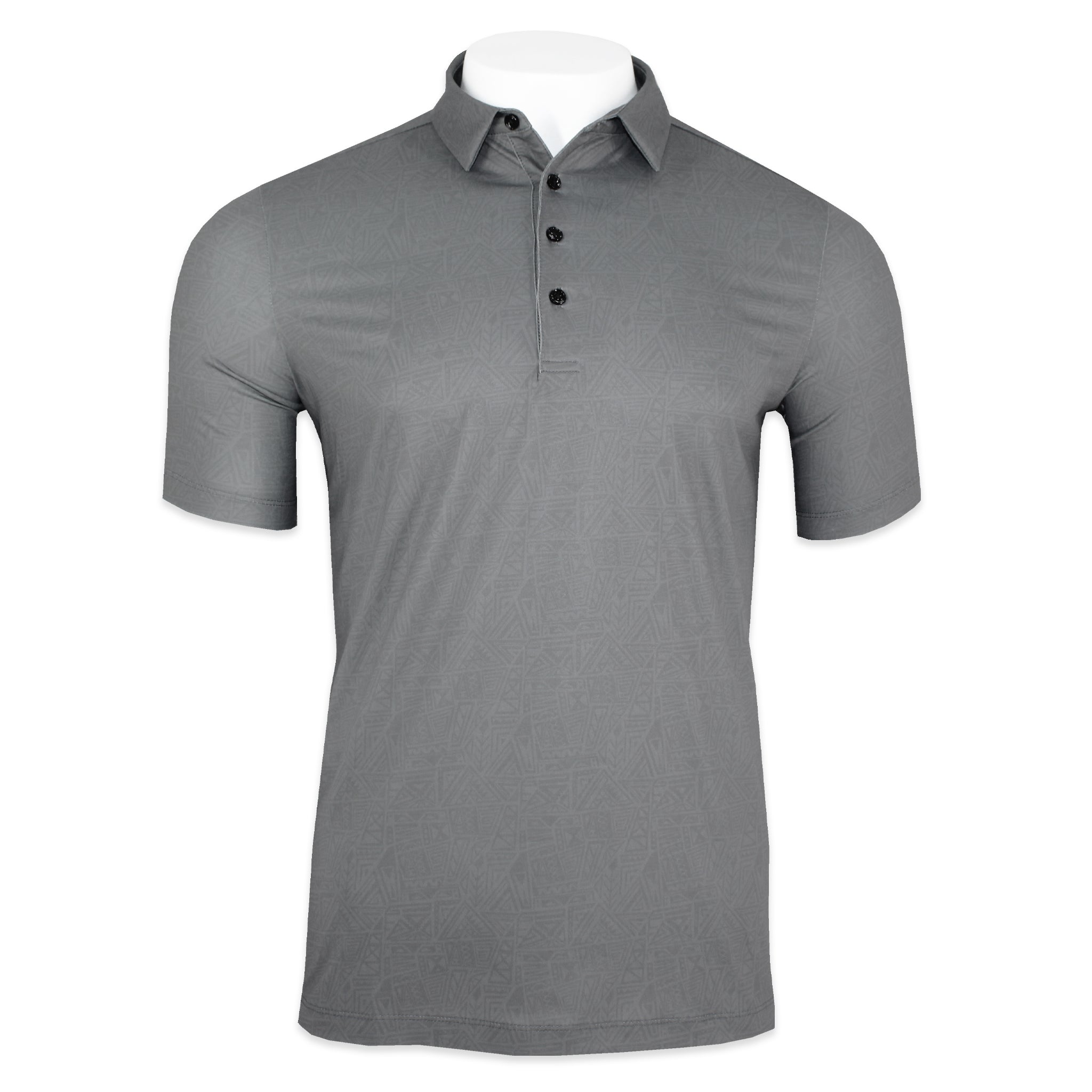 'Abstract' Four Button Golf Shirt