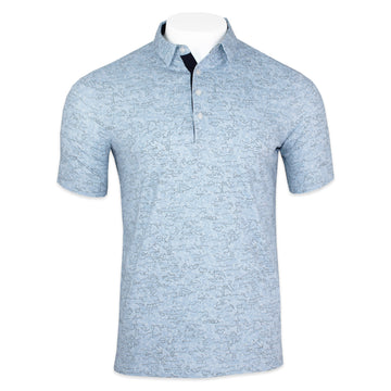 'Skeleton Coast' Four Button Golf Shirt